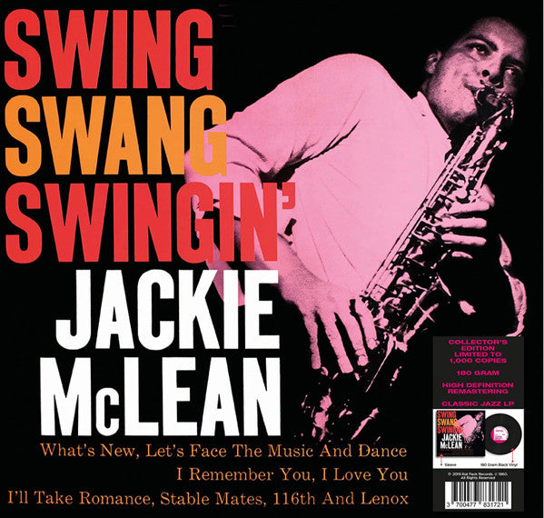 Jackie Mclean – Swing / Swang / Swingin (180G/IMPORT) 🇺🇸