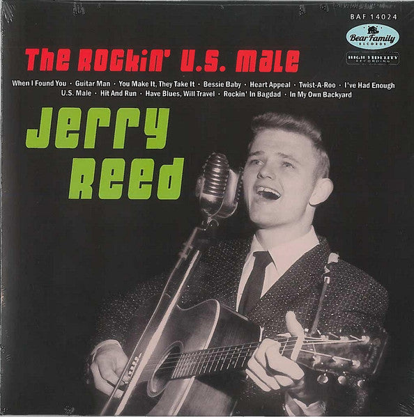 Jerry Reed – Rockin' U.s. Male (10INCH/CD/Booklet/Postcard) 🇺🇸