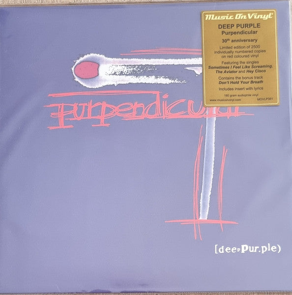 Deep Purple – Purpendicular (Red Vinyl/2LP/180G/Numbered) 🇺🇸