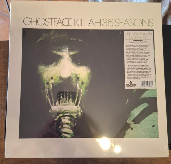 Ghostface Killah – 36 Seasons (10TH Anniversary Edition) (Transparent Yellow Vinyl) 🇺🇸
