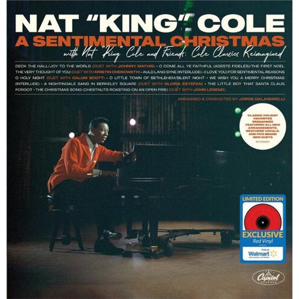 Nat King Cole – Sentimental Christmas with Nat King Cole & Friends (Translucent Red Vinyl) 🇺🇸