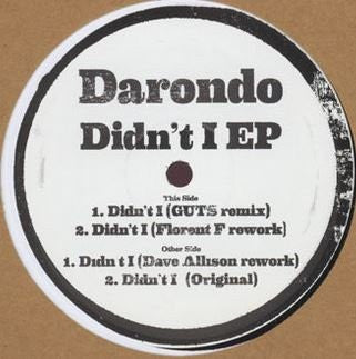Darondo – Didn't I (EP) 🇺🇸