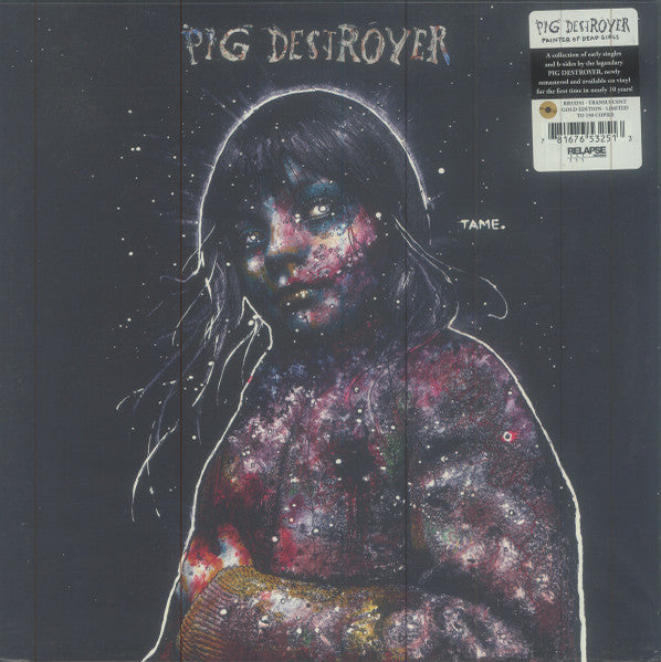 Pig Destroyer – Painter of Dead Girls (Reissue) (Translucent Gold Vinyl with White Silkscreen on the B Side) (I) 🇺🇸