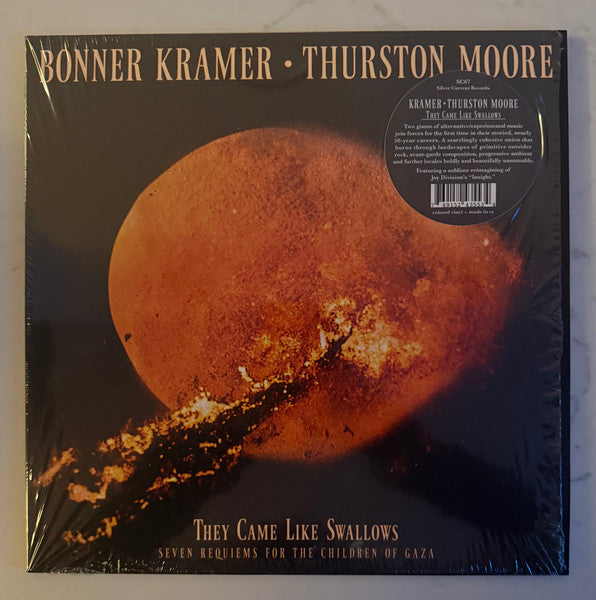 Bonner Kramer & Thurston Moore – They Came Like Swallows - Seven Requiems For The Children Of Gaza (Color Vinyl) 🇺🇸