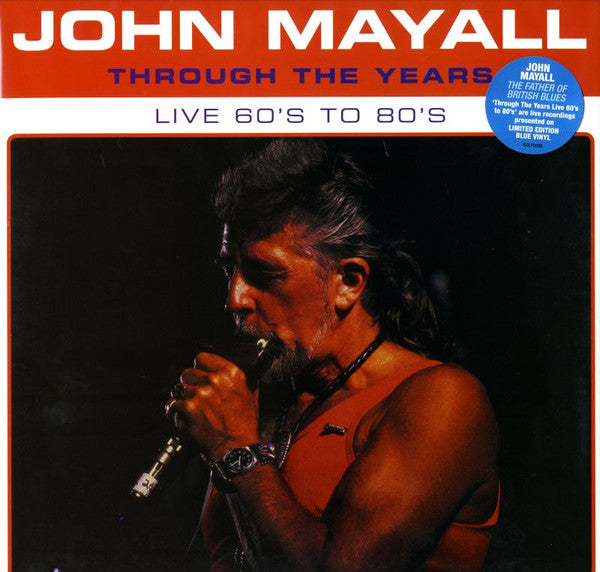John Mayall – Through the Years Live 60's to 80's (Blue Vinyl) 🇺🇸