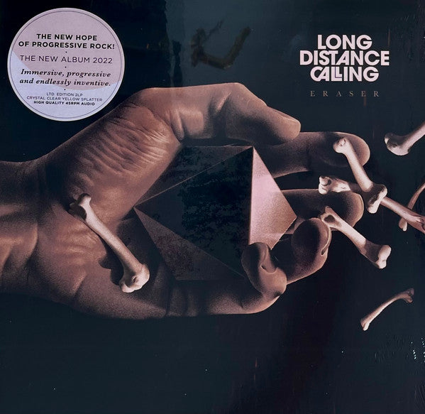 Long Distance Calling – Eraser (Crystal Clear & Yellow Splatter Vinyl/2LP) 🇺🇸
