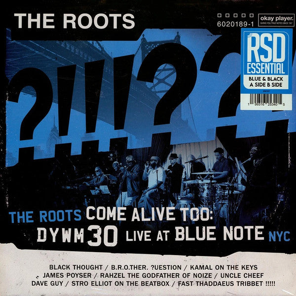 Roots – Roots Come Alive Too: DYWM30 Live at Blue Note Nyc! (Blue & Black Vinyl/2LP) (RSD Essential) 🇺🇸