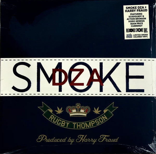 Smoke Dza – Rugby Thompson (Smoke Filled Vinyl/2LP) (RSD) 🇺🇸