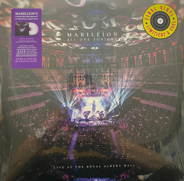 Marillion – All One Tonight (Live at the Royal Albert Hall) (Crystal Clear Vinyl/4LP) 🇺🇸