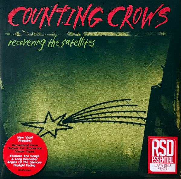 Counting Crows – Recovering the Satellites (2LP/LAVA Red Vinyl) (RSD Essential) 🇺🇸