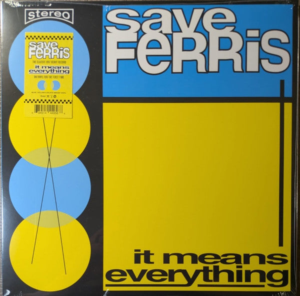 Save Ferris – It Means Everything (Light Blue, Pale Yellow & Black Vinyl/Reissue) 🇺🇸