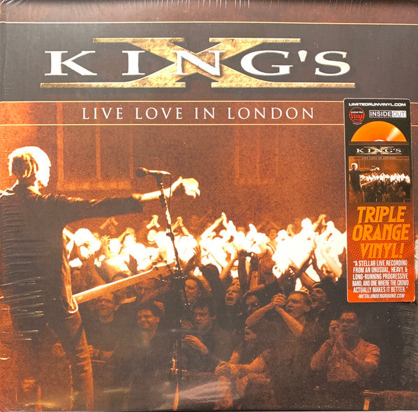 King's X – Live Love in London (Orange Vinyl) 🇺🇸