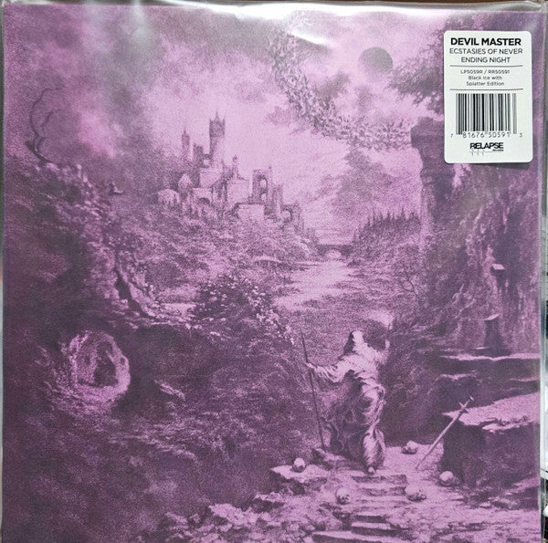 Devil Master – Ecstasies of Never Ending Night (Black Ice with Violet, Hot Pink & Baby Pink Splatter Vinyl) 🇺🇸