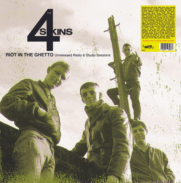 4 Skins – Riot in the Ghetto: Unreleased Radio & Studio Sessions (Red Vinyl) 🇺🇸