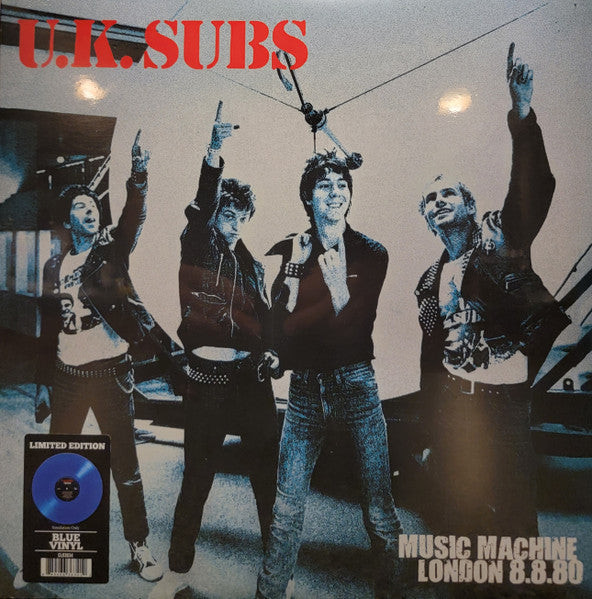 UK Subs – Music MacHine London 8/8/80 (Blue Vinyl) 🇺🇸