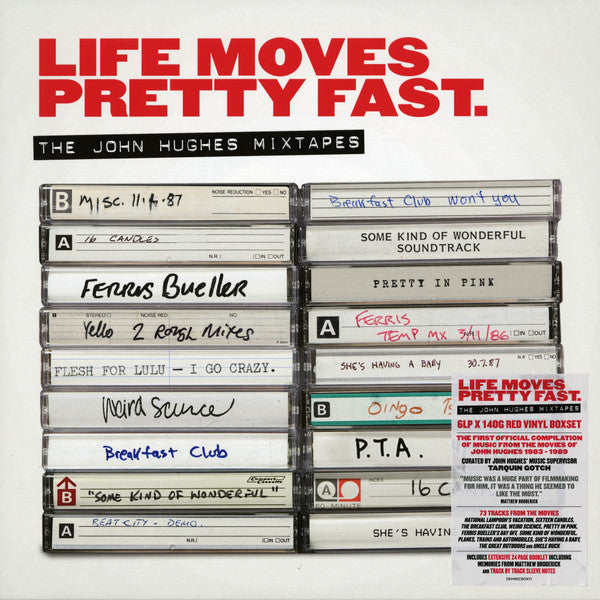 Various Artists – Life Moves Pretty Fast: the John Hughes Mixtapes (6LP/Red Vinyl/140G) 🇺🇸