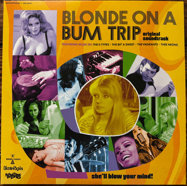 Various Artists – Blonde on a Bum Trip Original Soundtrack (Clear with Orange Swirl Vinyl) 🇺🇸