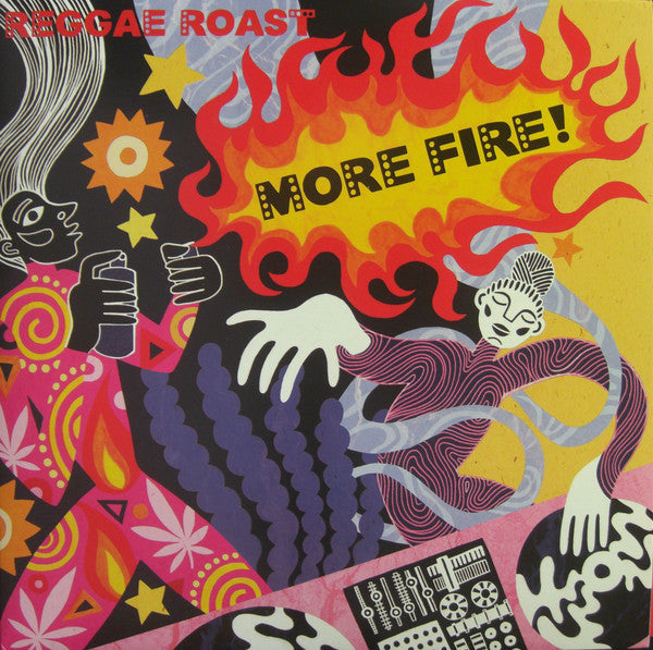 Reggae Roast – More Fire! (2LP/Limited/Flaming Vinyl/180G/2 Printed Innersleeves/Gatefold/Numbered/Import) 🇺🇸