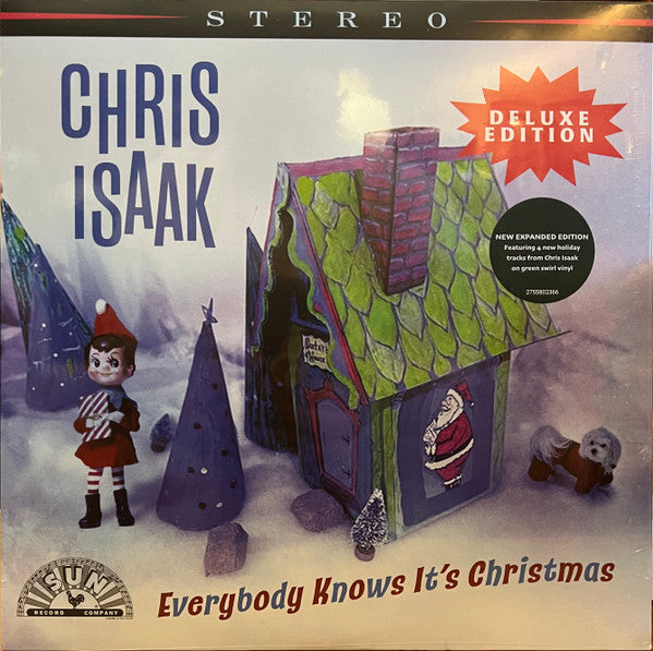Chris Isaak – Everybody Knows It's Christmas (Deluxe) (Spring Green/Bone White Swirl Vinyl) 🇺🇸