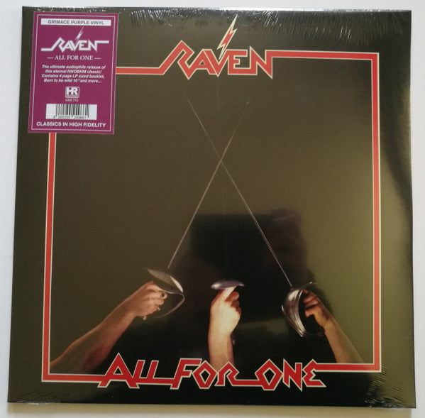 Raven – All for One (LP/10INCH/Purple Vinyl/Import) 🇺🇸