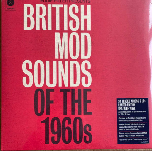 Various Artists – Eddie Piller Presents - British Mod Sounds of the 1960S (140G/2LP) 🇺🇸