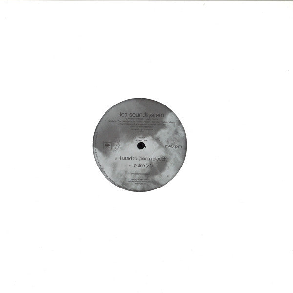 Lcd Soundsystem – I Used to (Dixon Rework B/W Pulse V.1) 🇺🇸