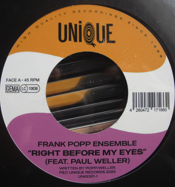 Popp Frank Ensemble – Right Before My Eyes Feat. Paul Weller 🇺🇸