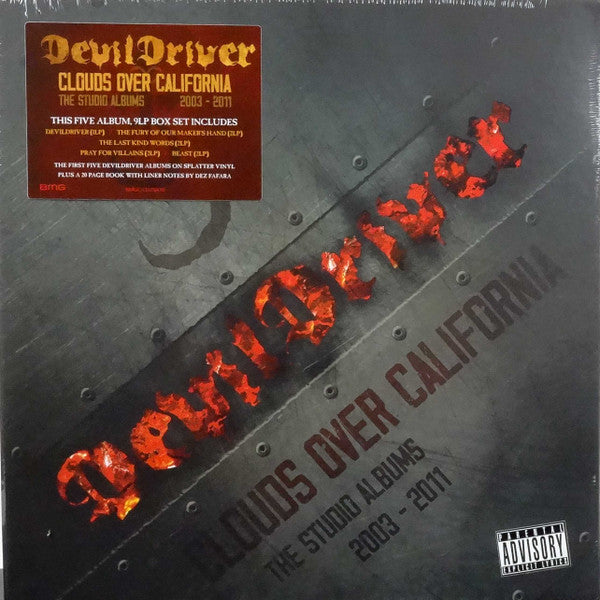 Devildriver – Clouds Over California: the Studio Albums 2003 - 2011 (9LP) 🇺🇸