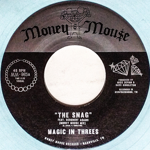 Magic in Threes – Snag (Transparent Blue 7INCH) 🇺🇸