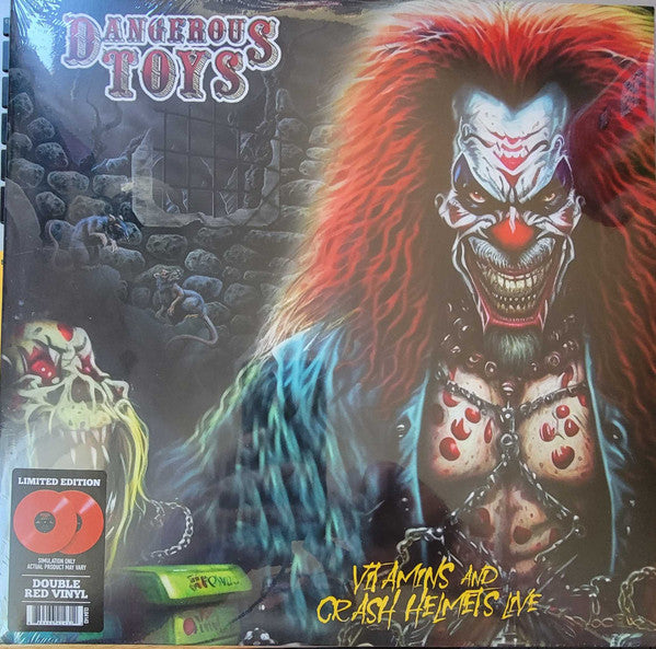 Dangerous Toys – Vitamins & Crash Helmets Live (Red Vinyl/2LP) 🇺🇸