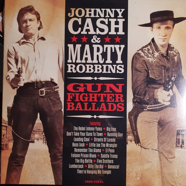 Johnny & Marty Robbins Cash – Gunfighter Ballads (180G) 🇺🇸