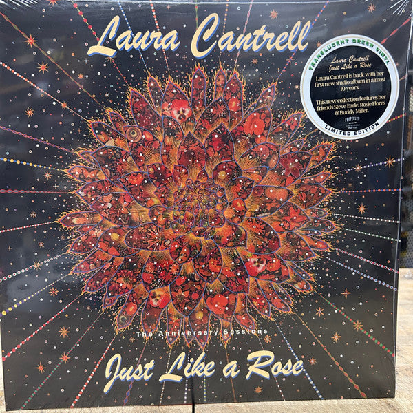 Laura Cantrell – Just Like a Rose: the Anniversary Sessions (Transparent Green Vinyl/180G) 🇺🇸