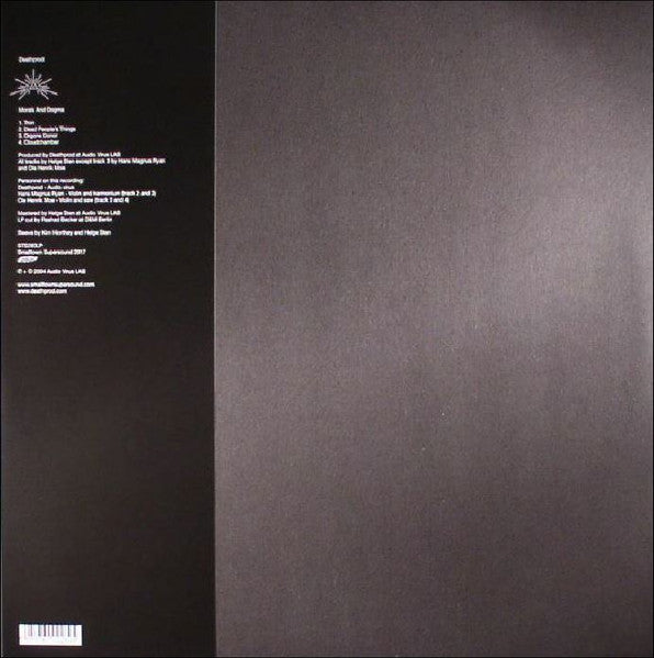 Deathprod – Morals and Dogma 🇺🇸