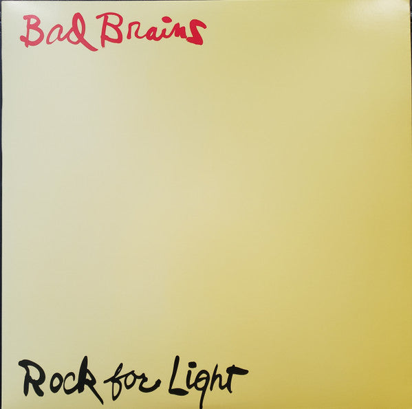 Bad Brains – Rock for Light (Yellow Vinyl) (I) 🇺🇸