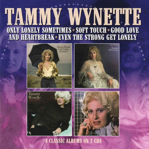 Tammy Wynette – Only Lonely Sometimes / Soft Touch / Good Love & Heartbreak / Even the Strong Get Lonely [CD Nuevo] 💿 🇺🇸
