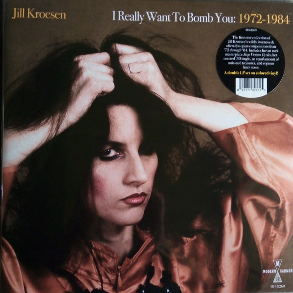 Jill Kroesen – I Really Want to Bomb You: 1972 -  1984 (Clear Orange Vinyl/2LP) 🇺🇸