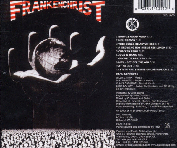 Dead Kennedys – Frankenchrist [CD Nuevo] 💿 🇺🇸