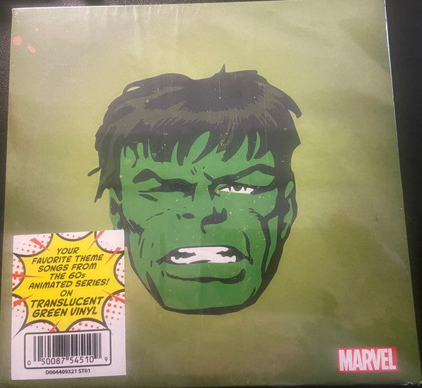 Marvel Chorus – Hulk (1966 Theme)/Merry Marvel Marching Society (Translucent Green Vinyl/Single) (I) 🇺🇸
