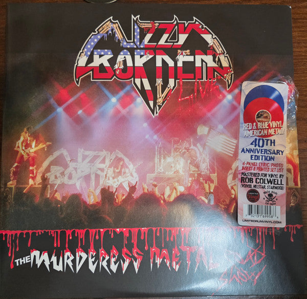 Lizzy Borden – Murderess Metal Road Show: 40TH Anniversary (Red & Blue Vinyl/2LP) (I) 🇺🇸