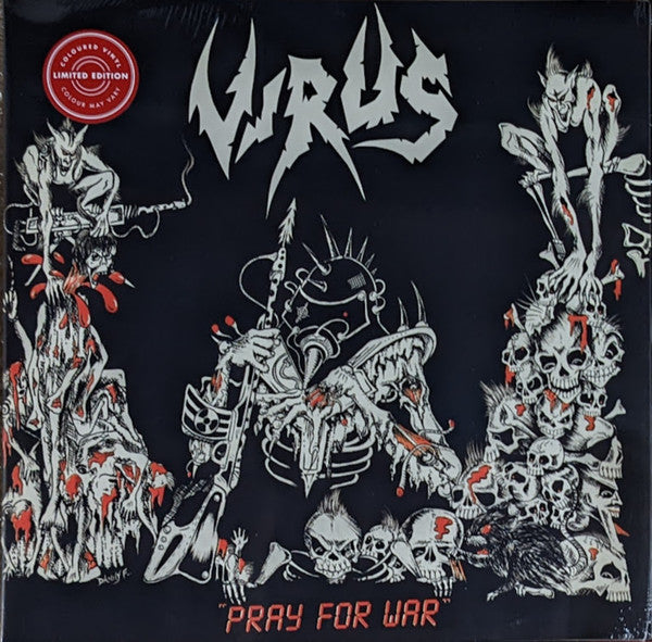 Virus – Pray for War (White / Red Splatter Vinyl) 🇺🇸