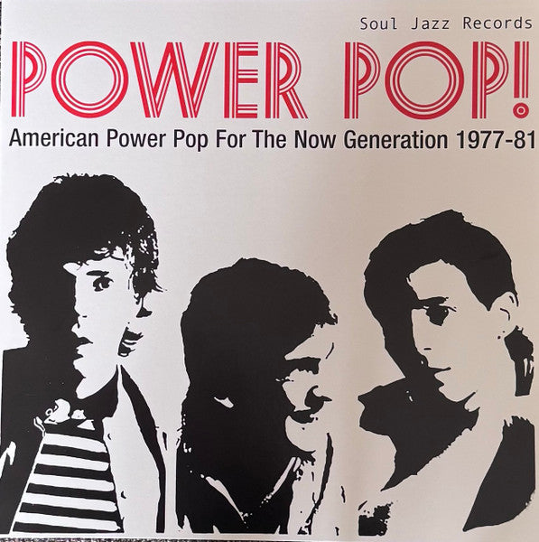 Soul Jazz Records Presents – Power Pop! American Power Pop for the Now Generation 1977-81 (Transparent Red Vinyl) (RSD) 🇺🇸