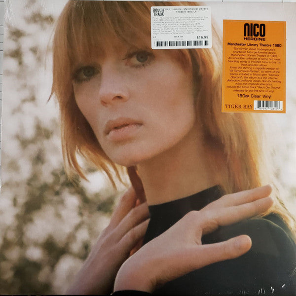 Nico – Heroine - Manchester Library Theatre 1980 - Clear Vinyl 🇺🇸