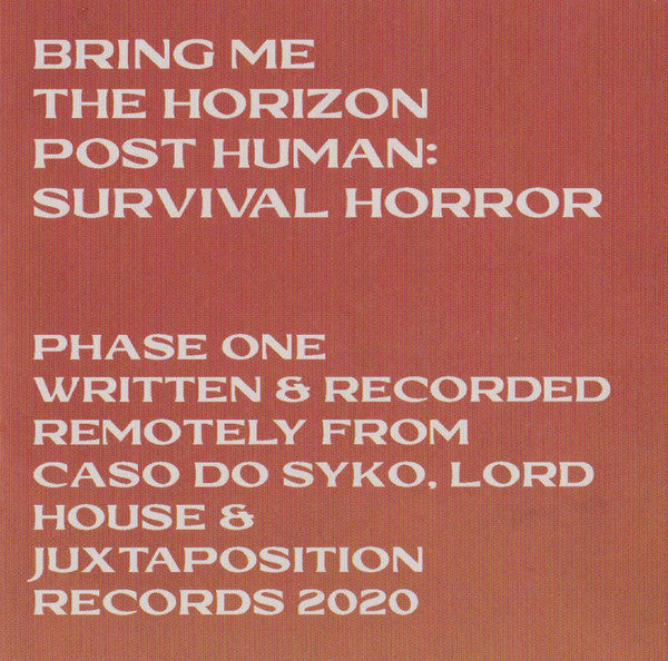 Bring Me the Horizon – Post Human: Survival Horror (Wallet Sleeve Softpak/Booklet) [CD Nuevo] 💿 🇺🇸