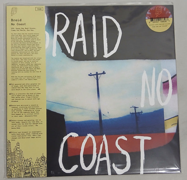 Braid – No Coast (Red/Blue Cloudy Vinyl) 🇺🇸