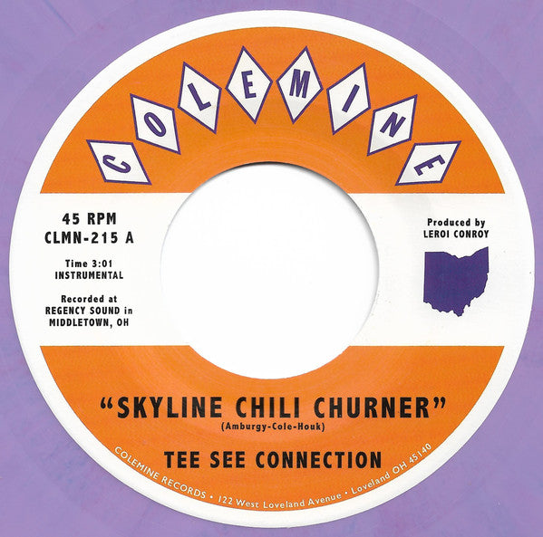 Tee See Connection & Leroi Conroy – Skyline Chili Churner / Queen City (Purple Rain 7INCH) 🇺🇸