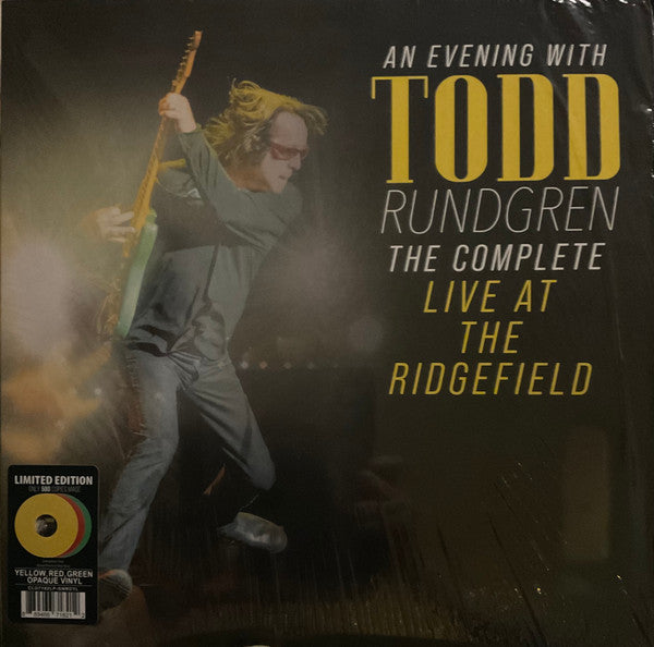 Todd Rundgren – An Evening W/ Todd Rundgren: Complete Live at  the Ridgefield (3LP/Yellow/Red/Green Vinyl) 🇺🇸