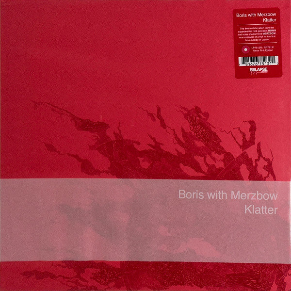 Boris with Merzbow – Klatter (Neon Pink Vinyl) 🇺🇸