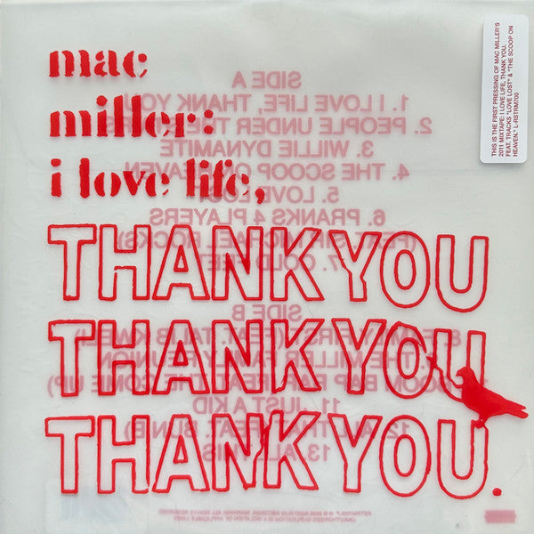 Mac Miller – I Love Life, Thank You (Clear Vinyl) 🇺🇸
