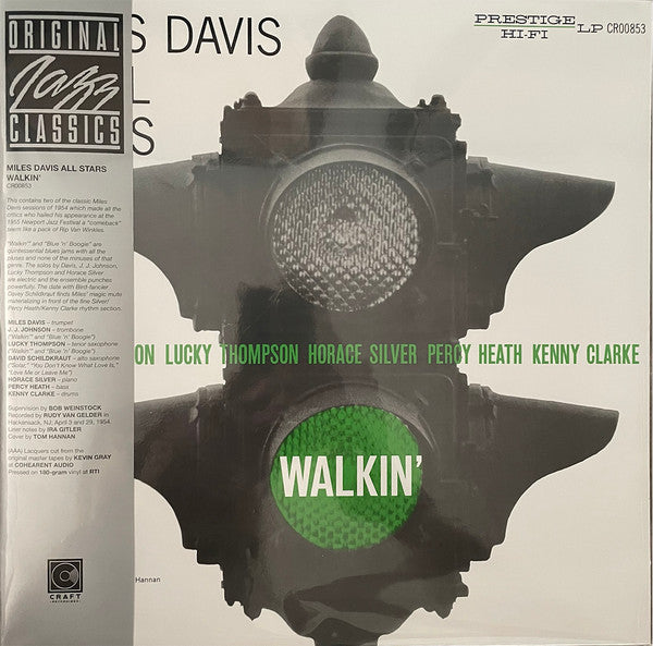 Miles All Stars Davis – Walkin (Original Jazz Classics Series) (180G) 🇺🇸