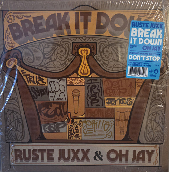 Ruste Juxx & Oh Jay – Break It Down (Electric Blue Vinyl) 🇺🇸